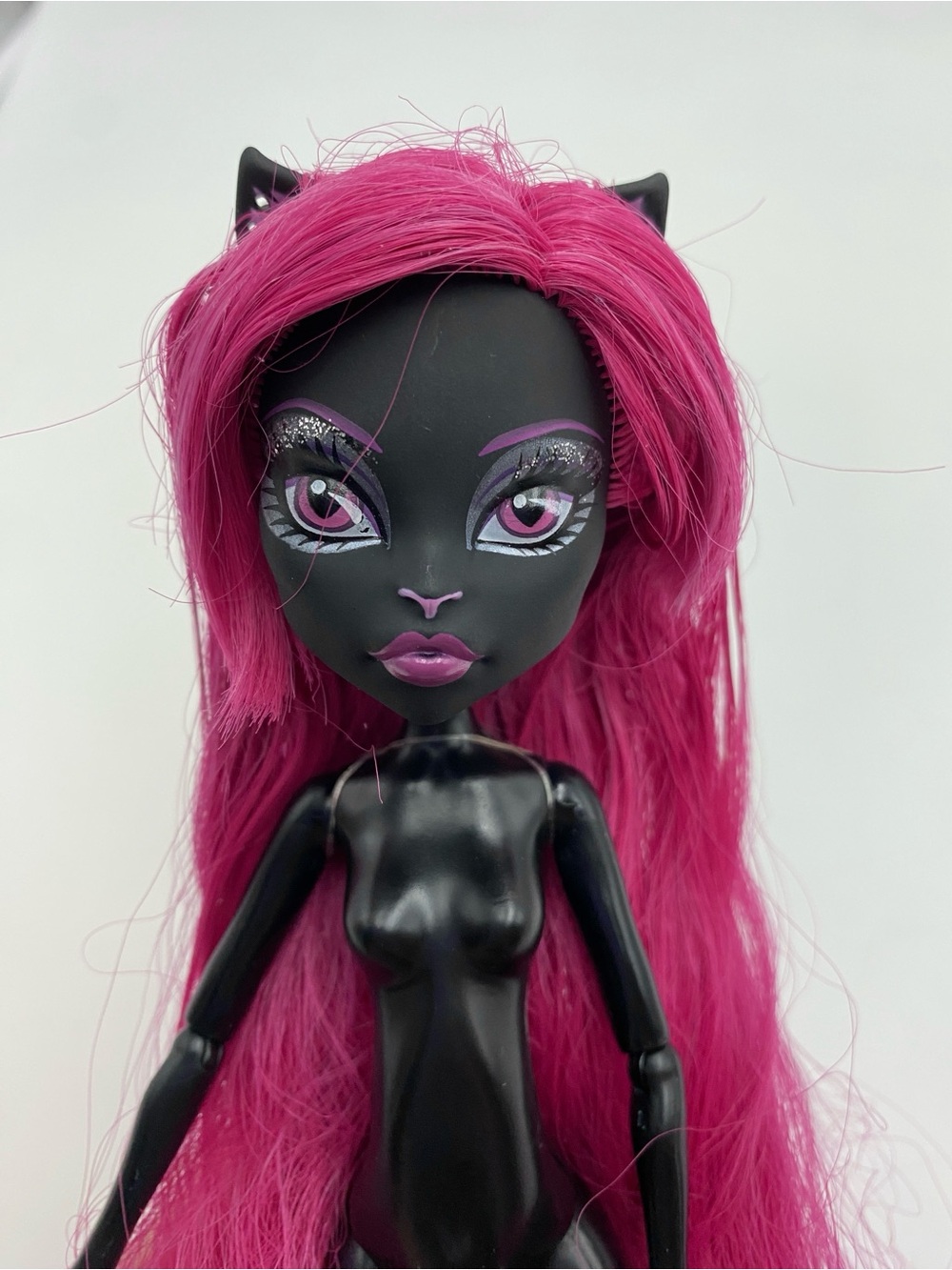 2011 Monster High Catty Noir Doll G1 13 Wishes Without Tail